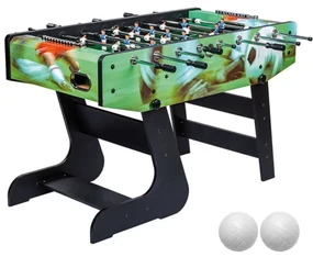 TUNIRO Stolný futbal Liverpool 141 x 125 x 89 cm, zelená potlač M87065