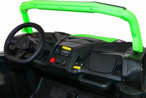 Ramiz Buggy ATV Racing pre 2 deti Zelená + pohon 4x4 + diaľkové ovládanie + pomalý štart + MP3 LED