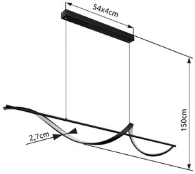 GLOBO VIOLINO 67207-24 Závesné svietidlo