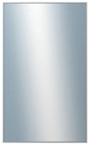 DANTIK - Zrkadlo v rámu, rozmer s rámom 60x100 cm z lišty Hliník strieborná (7002004)
