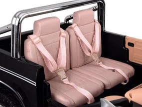 JOKOMISIADA Dvojmiestne autíčko na batérie – klasický Ford Bronco Pickup PA0338 čierne