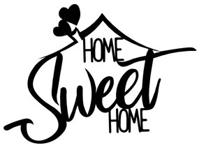 Nástenná dekorácia Welcome čierna