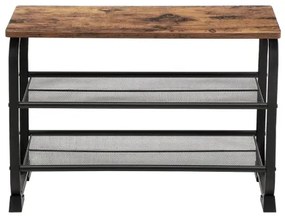 Botník DAVOR hnedá/čierna