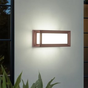 Brilagi - LED vonkajšie nástenné svietidlo so senzorom PARKER LED/12W/230V hnedé IP44