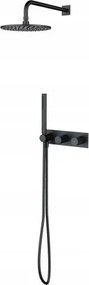 Podomietkový Sprchový Stĺp S Antracitovou Batériou