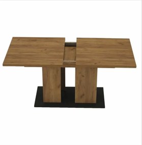 Kondela Jedálenský stôl, FIDEL, dub craft zlatý-grafit sivá