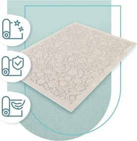 Koberec Agnella Noble Alulala svetlosivý