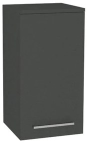 Mereo, Mereo Bino kúpeľňová skrinka horná 63 cm, ľavá, Multidecor, Šedá antracit, MER-CN695SEAN