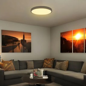 LED Kúpeľňové stropné svietidlo LED/36W/230V IP44 4000K pr. 35 cm čierna