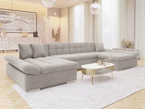 Rozkladacia rohová sedačka Agata, Dostupné poťahy: ekokoža Soft 011 + Lux 06 + Lux 5
