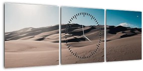 Obraz - Z púšte (s hodinami) (90x30 cm)