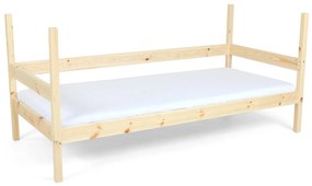 Wilsondo Nelakovaná poschodová posteľ s roštom Paulína 90x200 - prírodná