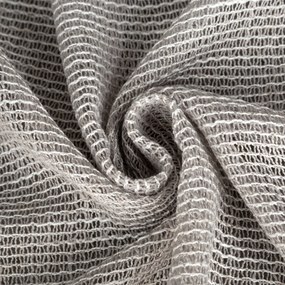 ZÁVES NA KRÚŽKOCH NEL 140X250 CM STRIEBORNÁ