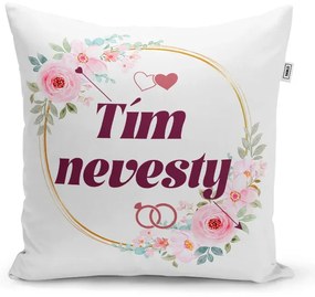 Sablio Vankúš Tím nevesty: 40x40 cm