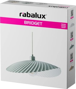 Rabalux BRIDGET závesný luster, zelená farba, priemer 47 cm