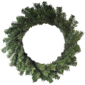 Umelý zelený veniec nezdobený, pr. 50 cm, pr. 50 cm