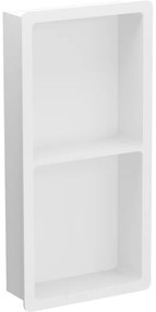 Mexen X-Wall-K, polička na zapustenie z konglomerátu 622x307x100 mm, biela, 1900623010