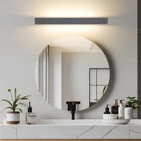 Brilagi-LED Osvetlenie zrkadla do kúpeľne AQUA LINE LED/12W/230V 45 cm IP44 antracit