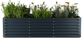 High Grow Straight vyvýšený záhon, 1440 L, Ergonomický, Odolný voči poveternostným vplyvom, Otvorená základňa