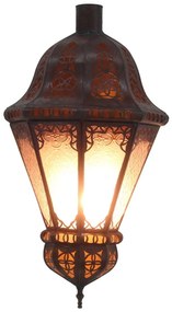 Orientálna nástenná lampa Beluti biela