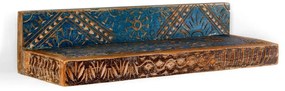 furniture-nabytek.cz - 5-dielna sada kúpeľňového nábytku Blue Lagoon z masívneho manga, lakovaná, farebná
