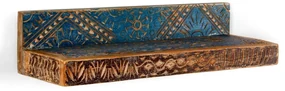 furniture-nabytek.cz - 5-dielna sada kúpeľňového nábytku Blue Lagoon z masívneho manga, lakovaná, farebná