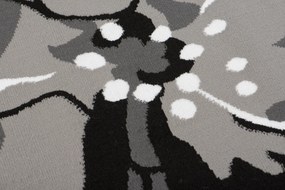 TA Koberec Z907D BLACK MAYA PP EYM Sivý Obdĺžnikový Rozmer: 250x350 cm