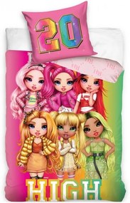 Bavlnené posteľné obliečky Rainbow High - motív Color Style - 100% bavlna - 70 x 90 cm + 140 x 200 cm