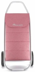 Rolser Nákupná taška na kolieskach Com Tweed Polar 8, koralová