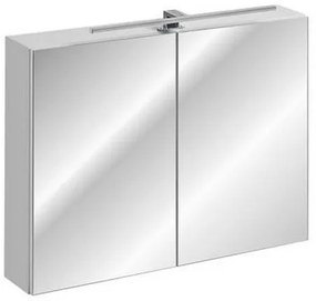 Kúpeľňová skrinka CMD LEONARDO WHITE 84-90-B-2D biela/biela