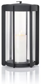 Čierny LED lampáš na USB (výška 35 cm) Firefly – Zone