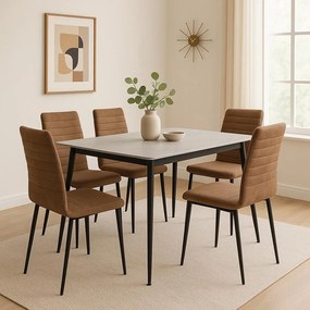 Jedálenský stôl AVENBERG MONTE 120 biela