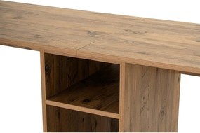 Pracovný stôl v dekore borovice 60x240 cm Twin – Kalune Design