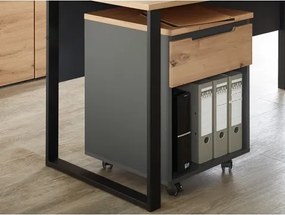 Úložný kontajner so zásuvkou Memphis, dub artisan/grafit%