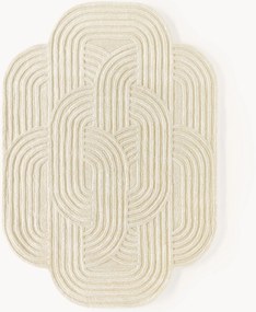 Vlnený koberec's reliéfnou štruktúrou Koli