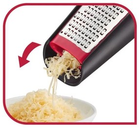 Tefal - Ručné obostranné strúhadlo INGENIO nerez/čierna