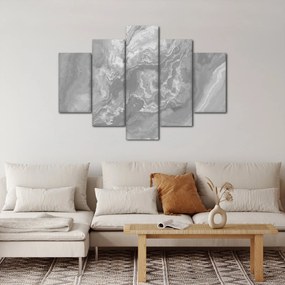Obraz - Mramor v čiernobielej (150x105 cm)