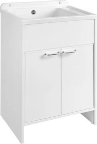 Aqualine Aqualine, Plastová výlevka so skrinkou 58x38 cm, vrátane sifónu, PI5838-01
