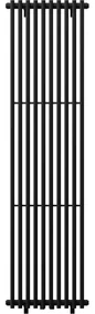 Mexen Tulsa, vykurovacie teleso 1600 x 420 mm, 613 W, čierna, W219-1600-420-00-70