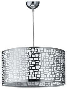 ONLI - Luster na lanku BRUCE 1xE27/15W/230V pr. 45 cm matný chróm