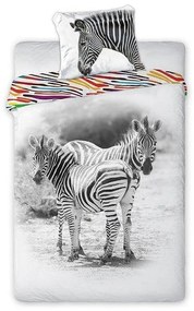 FARO Obliečky Zebra  Bavlna, 140/200, 70/90 cm
