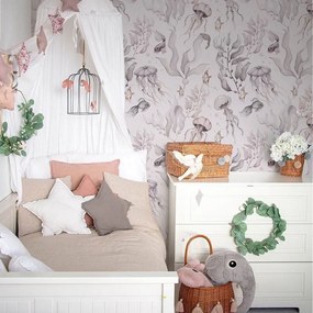 Tapeta mágie oceánu béžová 280×100 cm