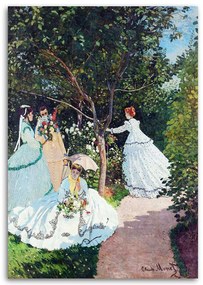 Gario Obraz na plátne Ženy v záhrade - Claude Monet, reprodukcia Rozmery: 80 x 120 cm