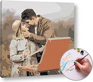 Maľovanie podľa čísel z vlastnej fotky - ŠTVOREC