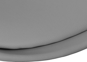 Tmavosivá otočná stolička Grover