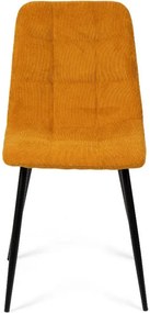Set - 4 ks Jedálenská stolička AVENBERG ARDEN, žltá