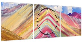 Obraz - Peru, Peru (s hodinami) (90x30 cm)