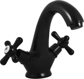 RAV SLEZÁK Morava umývadlová batéria bez výpuste čierna MK128.0CMAT