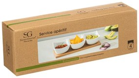 Porcelánová servírovacia miska Trio 30x10x6 cm sada 3ks