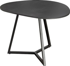 Keramický konferenčný stolík Paquita 70 cm antracitový
